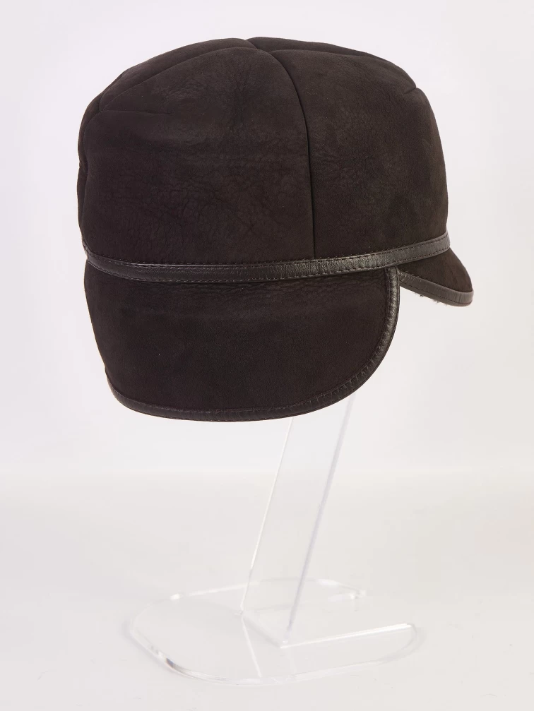 Головной убор из овчины меховой мужской Арт 161, коричневый, размер 58, артикул 51955-2