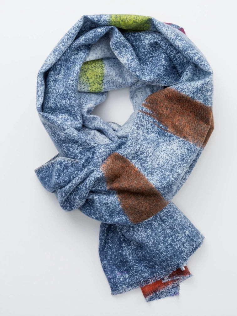 Палантин шерстяной женский W-2178, мультиколор, размер One Size, артикул 190020-0