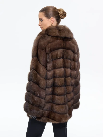 Женская шуба из меха соболя Л611-289, натуральная, размер 46, артикул 64870-5