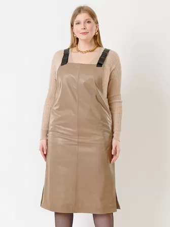Кожаный сарафан 01-1