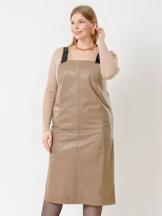 Кожаный сарафан 01-0