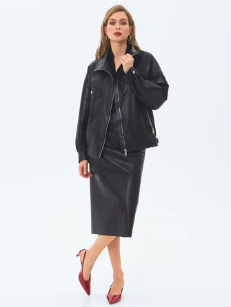 Женская кожаная куртка премиум класса 3087-1