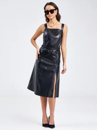 Женский сарафан из натуральной кожи 03-1