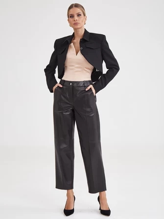 Модные женские кожаные брюки 08-0