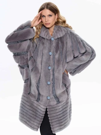 Норковая женская шуба BRASCHI ELM 042-0